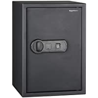 Amazon Basics - Caja fuerte con lector biométrico de huella dactilar - 50 l